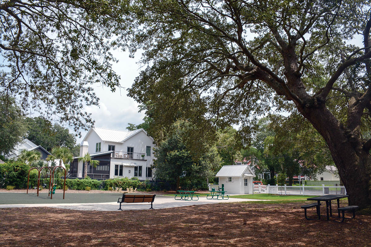 The playground, pathways, and picnic areas were designed to be inclusive and ADA-accessible.